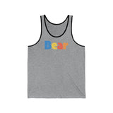 "summer bear" all gender Jersey Tank