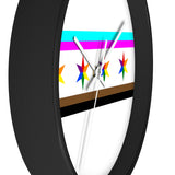 Chicago pride flag Wall clock