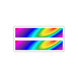 rainbow stardust equality Kiss-Cut Stickers in 4 sizes!