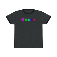 queer all gender Ringer Tee up to 4XL