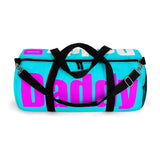 custom daddy Duffle Bag multi color - pink, blue, white