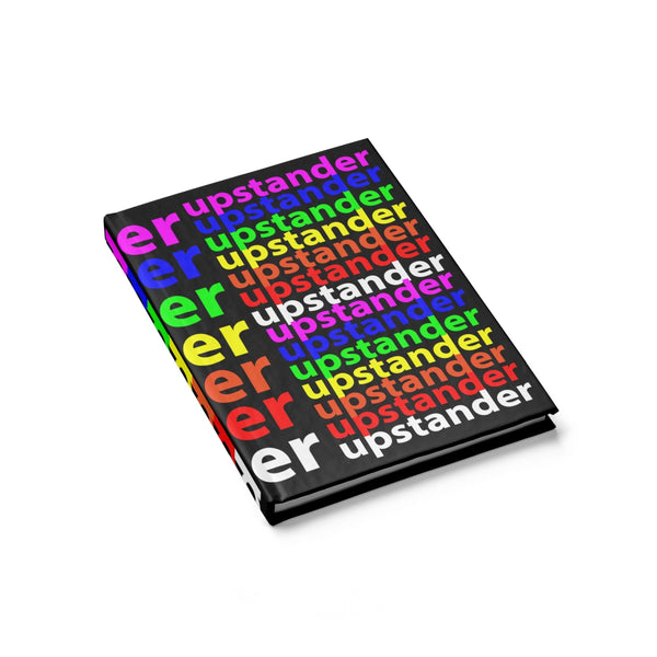 "be upstander" upstander Journal - Blank (rainbow all over print)