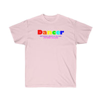 Dancer all gender Ultra Cotton Tee funty rainbow graphic shirt
