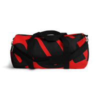 PUP custom Duffle Bag over sized black on red graphic