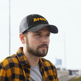 Arooo! Athletic gold embroidered Trucker Hat