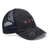 Chicago pride 4 star all gender Trucker Hat
