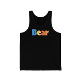 "summer bear" all gender Jersey Tank