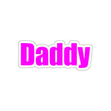 Daddy Kiss-Cut Stickers pink mixed case.