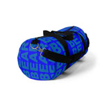 "be bear" Duffle / gym Bag (blue and blue all over graphic)