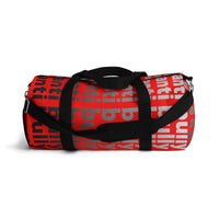 "be anti bully" anti bully Duffle Bag (white black red all over graphic)