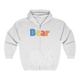 "summer bear" all gender Heavy Blend™ Full Zip Hooded Sweatshirt up to 5XL