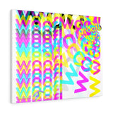 woof! cmyk print on Canvas limited to 100. #007/100