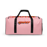 queer Duffle bag queer on pink concept (buy it, try it, concept pricing, price going up after 25 sold)