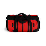 pup custom Duffle Bag black and red