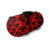 "be bear" Duffle / gym Bag (red and black graphic)