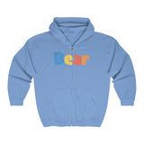 "summer bear" all gender Heavy Blend™ Full Zip Hooded Sweatshirt up to 5XL