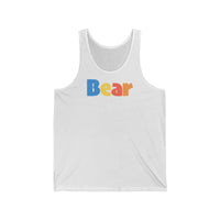 "summer bear" all gender Jersey Tank