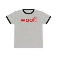 woof! all gender Ringer Tee up to 4XL
