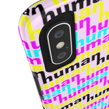 human just like you cmyk on pink Case Mate Tough Phone Cases