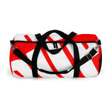 PUP custom Duffle Bag over sized white on red graphic