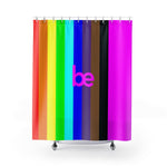 series be Shower Curtains rainbow with pink be