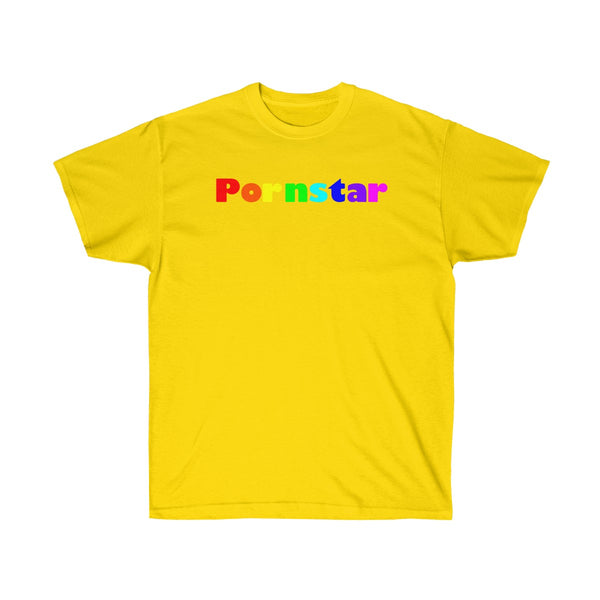 18 Year Old Porn Star Shirt Rainbow - Pornstar all gender Ultra Cotton Tee funty rainbow graphic shirt â€“  bepartofandresponsiblefor
