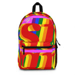 stan pride Backpack (Made in USA) rainbow print.