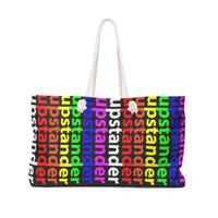 "be upstander" upstander Weekender Bag (rainbow all over graphic)