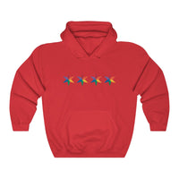 Chicago 4 star rainbow pride all gender Heavy Blend™ Hooded Sweatshirt
