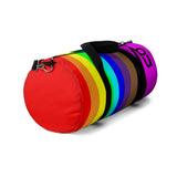 be you candy stripe rainbow Duffle Bag