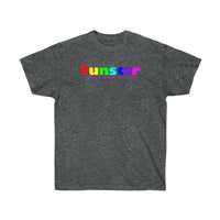 Funster all gender Ultra Cotton Tee funty rainbow graphic shirt