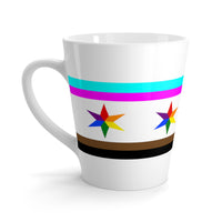 Chicago pride flag Latte mug