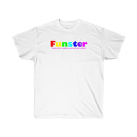 Funster all gender Ultra Cotton Tee funty rainbow graphic shirt