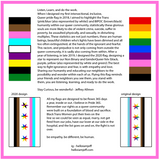 Classic & 2020 edition Intersectional Inclusive Pride Flags