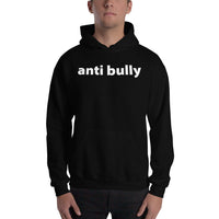 anti bully Hooded Sweatshirt (white graphic)