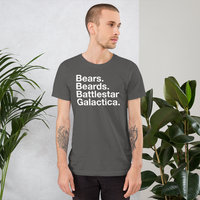 Bears. Beards. BSG all gender T-Shirt up to 4XL
