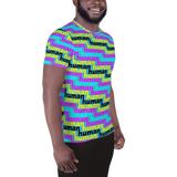 human just like you cmyk All-Over Print Men's Athletic T-shirt