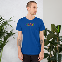 gay pride all gender T-Shirt be gay! rainbow print.