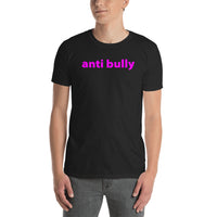 anti bully Short-Sleeve Unisex T-Shirt (pink graphic) promo line