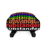 "be upstander" upstander Backpack (rainbow all over print graphic)