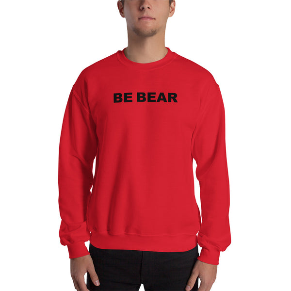 "be bear" Sweatshirt (black graphic)
