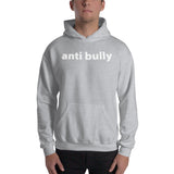 anti bully Hooded Sweatshirt (white graphic)