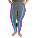 Chicago inclusive intersectional pride flag All-Over Print Plus Size Leggings