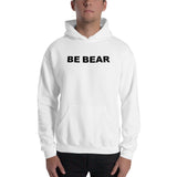 "be bear" Hooded Sweatshirt (black graphic)