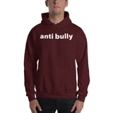 anti bully Hooded Sweatshirt (white graphic)
