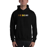 "be bear" Hooded Sweatshirt (bear flag gradient graphic)