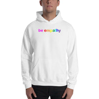 "be empathy" Hooded Sweatshirt (rainbow graphic)