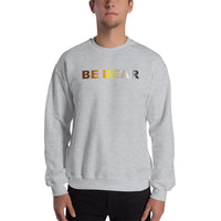 "be bear" Sweatshirt (bear pride flag gradient graphic)