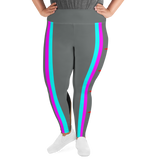 Chicago inclusive intersectional pride flag All-Over Print Plus Size Leggings