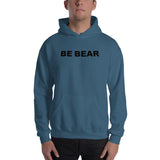 "be bear" Hooded Sweatshirt (black graphic)